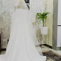 لباس عروس بالاتنه گیپور سنگ دوری شده سایز ۴۴|لباس|اسلام‌شهر, مطهری|دیوار