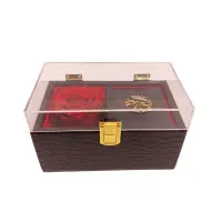 باکس گل جاودان مدل ترانه درب شیشه|گل و گیاه طبیعی|تهران, دولاب|دیوار