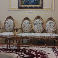 مبلمان 9 نفره استیل سلطنتی|مبلمان خانگی و میز عسلی|بروجرد, |دیوار