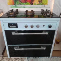 اجاق گاز 5شعله تمیز بدونه خط وخش