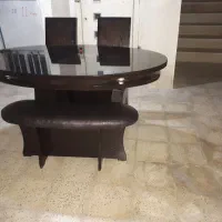 میز و صندلی غذاخوری چوب روسی ضد آب و ضد خش