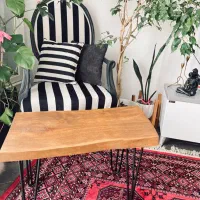 میز جلومبلی تمام چوب