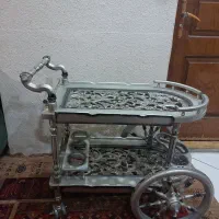 میز بار تمام چوب و خراطی شده