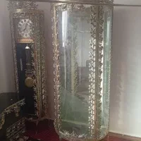 بوفه میز تلویزیون آینه شمعدان ساعت قدی برونز