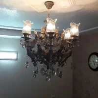 دو عدد لوستر برنز طرح فرشته