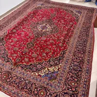 ۱۲ متری دستبافت گوشتدار کاشان لاکی به قیمت عمده