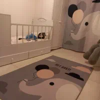 فرش پرده رو تختی کودک