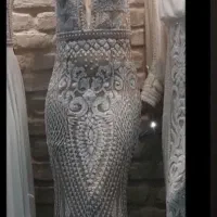 پیراهن بسیار شیک و زیبا تمام کار شده