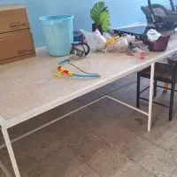 دو.عدد.میز.کارگاهی|میز تحریر و کامپیوتر|خمین, |دیوار