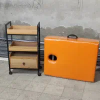 تخت تاشو ماساژ چمدانی|آرایشی، بهداشتی، درمانی|مشهد, کوشش|دیوار