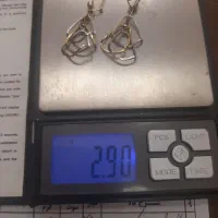 گوشواره وزن ۲/۸۸۰گرم درحد نو