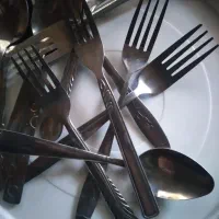 قاشق وچنگال مخلوط ودرهم