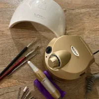 سوهان برقی ناخن و دستگاه یووی