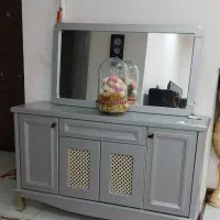 اینه کنسول نقره ای