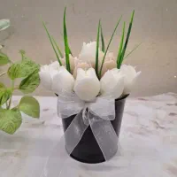 باکس گل شمعی ماندگار|گل مصنوعی|رشت, سلیمانداراب|دیوار