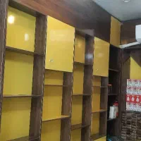 دکور مغازه|کتابخانه، شلف، قفسه‌های دیواری|خورموج, |دیوار