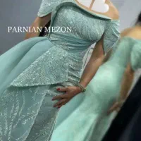 لباس ترکی دست دوزی مهره کار شده