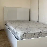 فروش دو تا تخت تک نفره به همراه تشک و میز آرایش|تخت و سرویس خواب|گرمسار, |دیوار