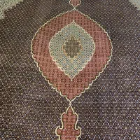 (فرش حق زاده)ماهی ۱۲متری۵۰ رج گل ابریشم|فرش|تبریز, |دیوار