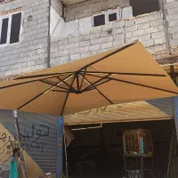 چتر پایه کنار و پایه وسط