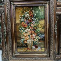 تابلوفرش دستباف گل مناسب کادو/شرایط نقدواقساط|تابلو فرش|تهران, لویزان|دیوار