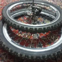 فروش دو عدد رینگ دوچرخه با لاستیک و تیوپ کاملا|دوچرخه، اسکیت، اسکوتر|باشت, |دیوار