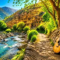 تور عصرگاهی شاد/روستای کنگ/گروه موزیک/سه شنبه