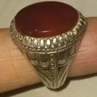 انگشتر عقیق یمن جگری اصل|جواهرات|فولادشهر, مسکن مهر فولادشهر|دیوار