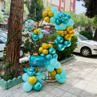 دیزاین تولد، بادکنک آرایی ، فروشگاه لبخند