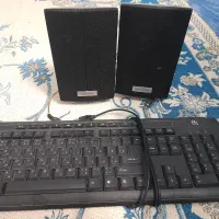 اسپیکر کامپیوتر و کیبورد