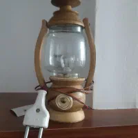 چراغ خواب و فانوس چوبی