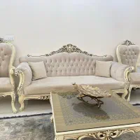 مبل استیل ،  کلاسیک  همراه ناهار خوری مدرن ۴ نفره