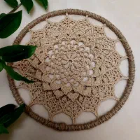 دیوارکوب قلاب بافی|صنایع دستی و سایر لوازم تزئینی|تهران, دهم فروردین|دیوار