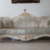 مبل کلاسیک 9 نفره به همراه میز نهار خوری 6 نفره|مبلمان خانگی و میز عسلی|پاکدشت, پارچین|دیوار