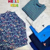 انواع بلوز یقه ۳سانت تو کرک آلمانی از ۱ تا ۶سال