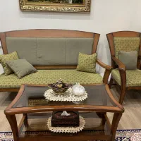 مبلمان چوبی با میز ناهارخوری|مبلمان خانگی و میز عسلی|تهران, دهقان|دیوار