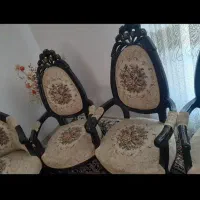 مبل سلطنتی ۹نفره  با میز نهارخوری ۸  با بوفه|مبلمان خانگی و میز عسلی|کرمانشاه, |دیوار
