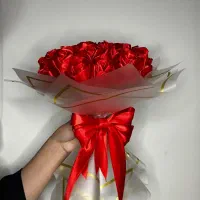 دست گل روبانی برای کادو