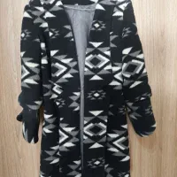 کت زنانه بلوز بافت و شال