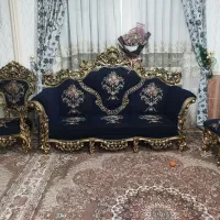 مبل سلطنتی 9نفره|مبلمان خانگی و میز عسلی|یاسوج, |دیوار