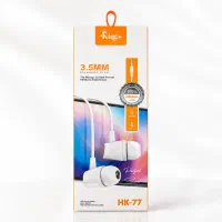 هندزفری سیمی کینگ پلاس مدل HK-77(فروشگاه سروش)