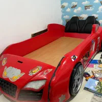 تخت نوجوان ماشینی|تخت و سرویس خواب|خرمآباد, |دیوار