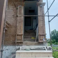 سنگ نما رومی حیاط سازی و کاشی سرامیک|خدمات پیشه و مهارت|چالوس, |دیوار