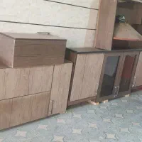 فروش کابینت با ام دی اف طرح چوب