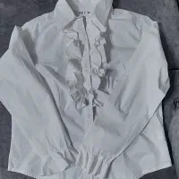 شومیز های سفید جنس خارجی کاملا نو