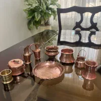ظروف فانتزی مسی قدیمی دست ساز (دکوری )