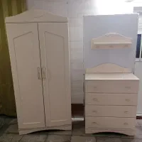 تخت و کمد و دراور و شلف