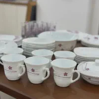 سرویس ۴۶ پارچه ۶ نفره ارکوپال نو|ظروف سرو و پذیرایی|گرگان, |دیوار