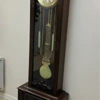 ساعت ایستاده چوبی