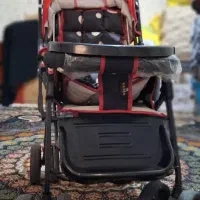 کالسکه ارابه رنگ مشکی قرمز